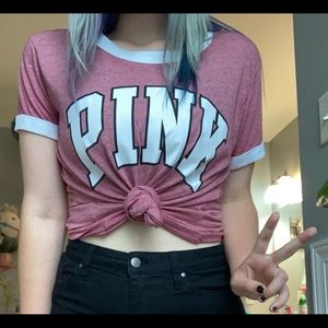 PINK Victoria’s Secret Ringer Tee Shirt